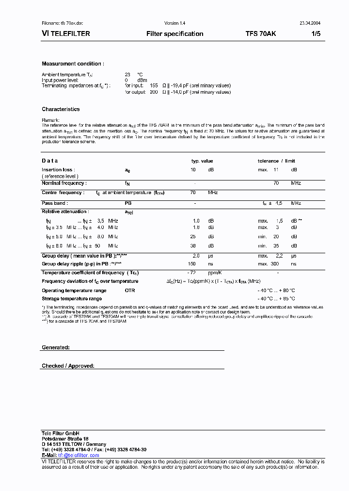 TFS70AK_6017486.PDF Datasheet