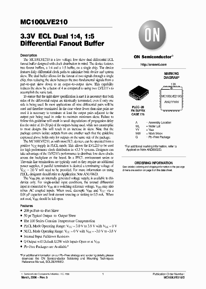 MC100LVE210_6018503.PDF Datasheet
