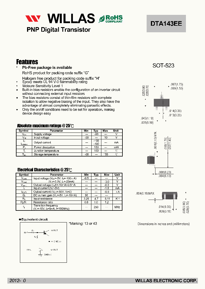 DTA143EE_6019099.PDF Datasheet
