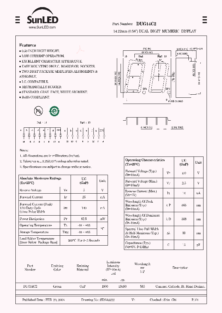 DUG14C2_6019375.PDF Datasheet