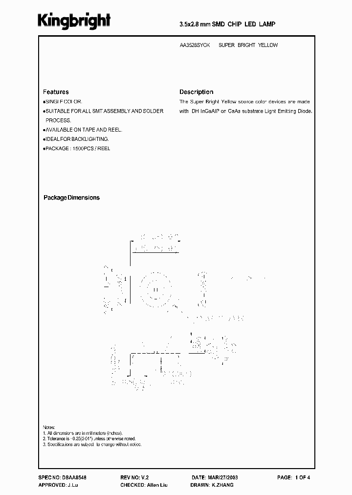 AA3528SYCK_6038936.PDF Datasheet