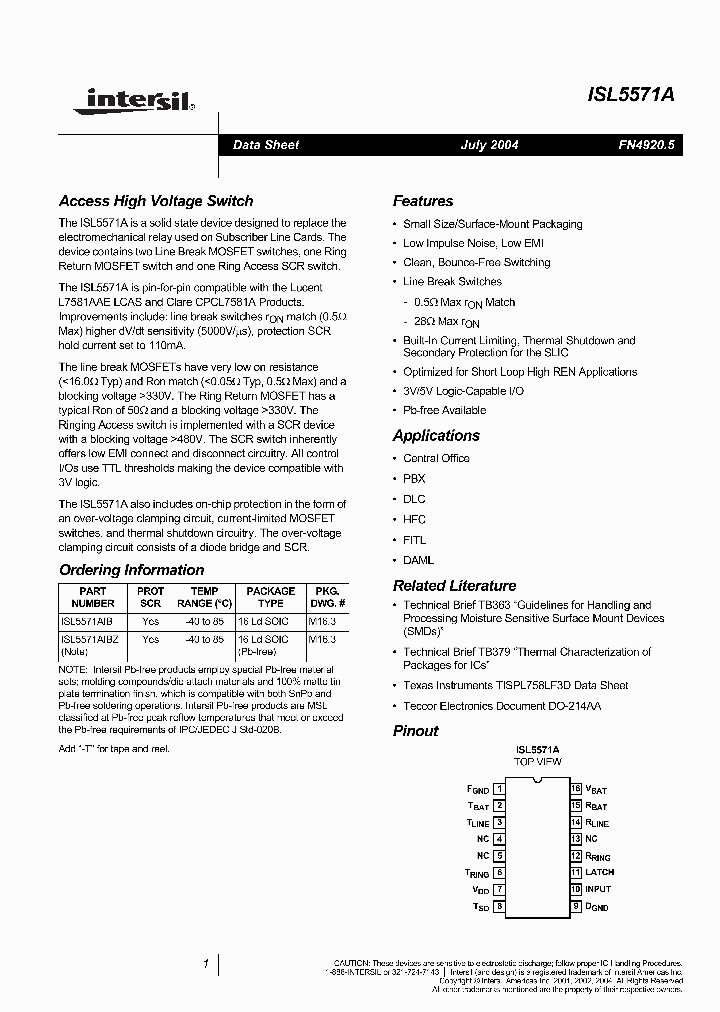 ISL5571AIBZ_6039265.PDF Datasheet