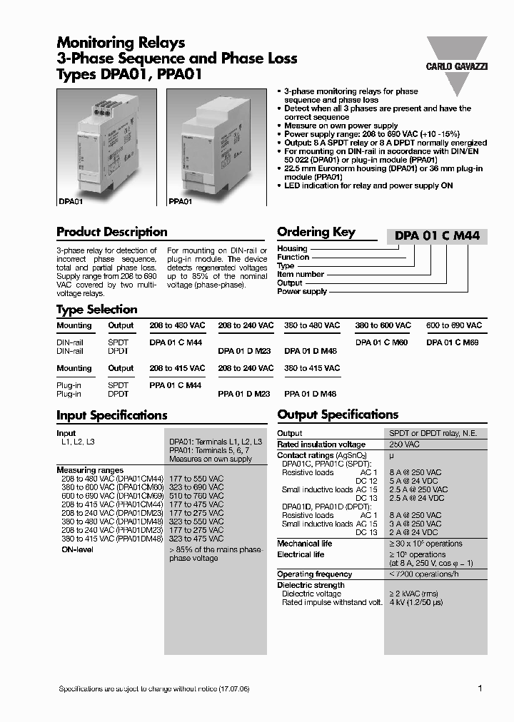 PPA01DM48_6040082.PDF Datasheet