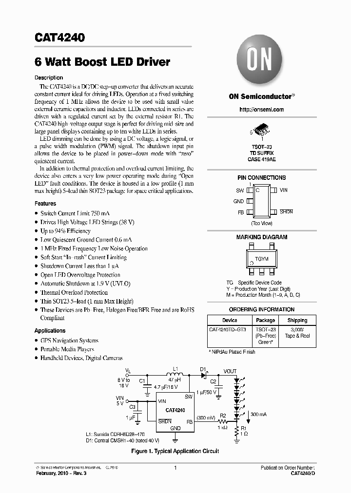 CAT4240TD-GT3_6039989.PDF Datasheet