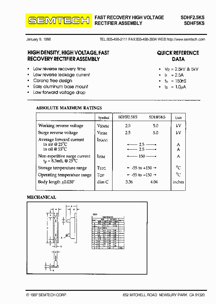 SDHF5KS_6039773.PDF Datasheet