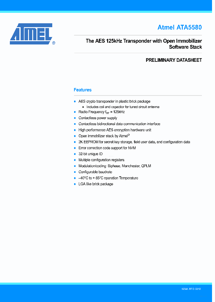 ATA5580_6054859.PDF Datasheet