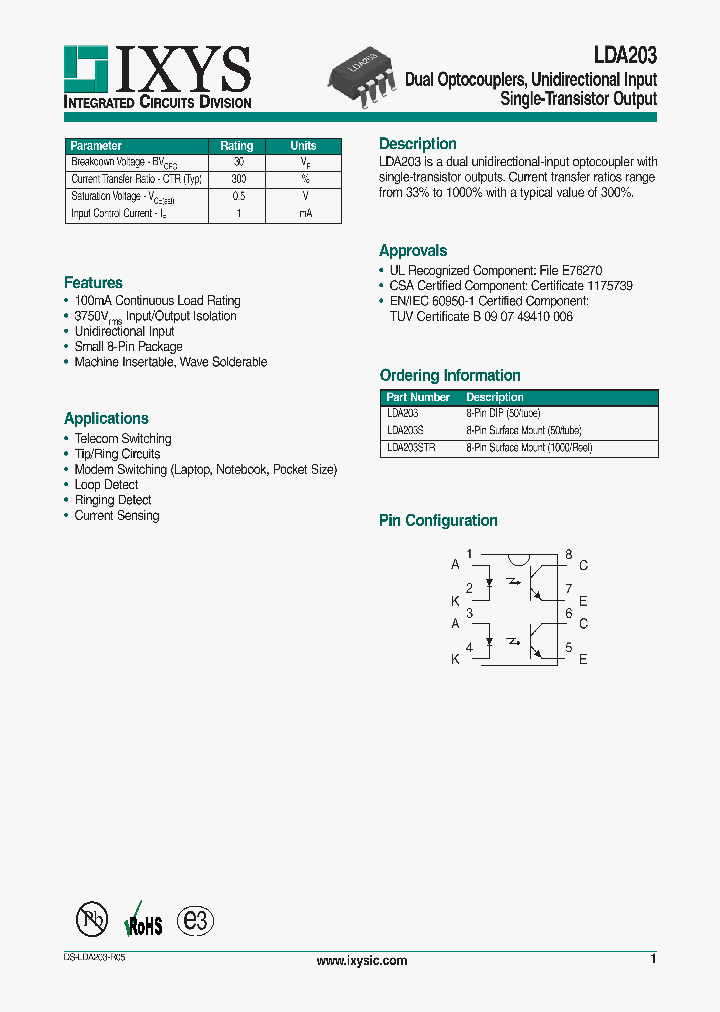 LDA203_6059932.PDF Datasheet