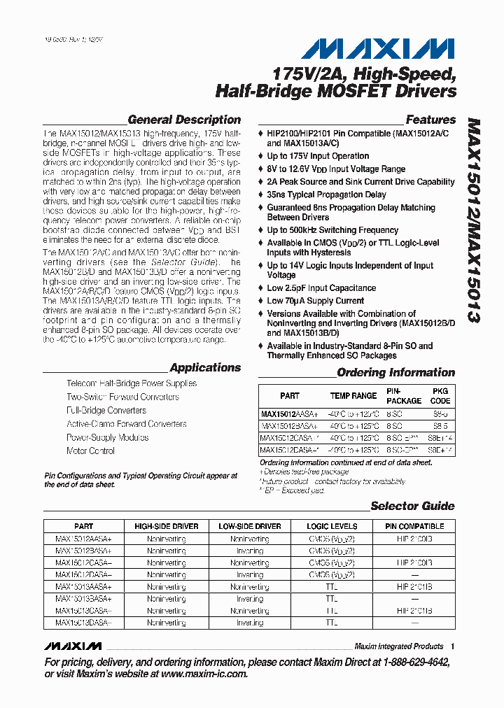 MAX15013AASAT_6061622.PDF Datasheet