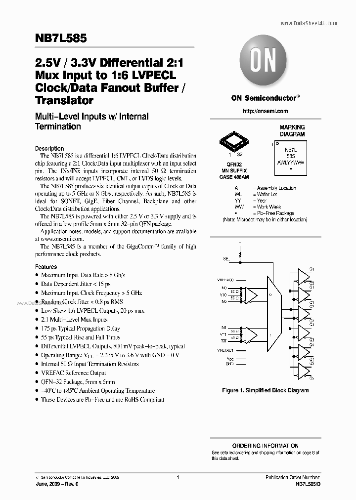 NB7L585_6086330.PDF Datasheet
