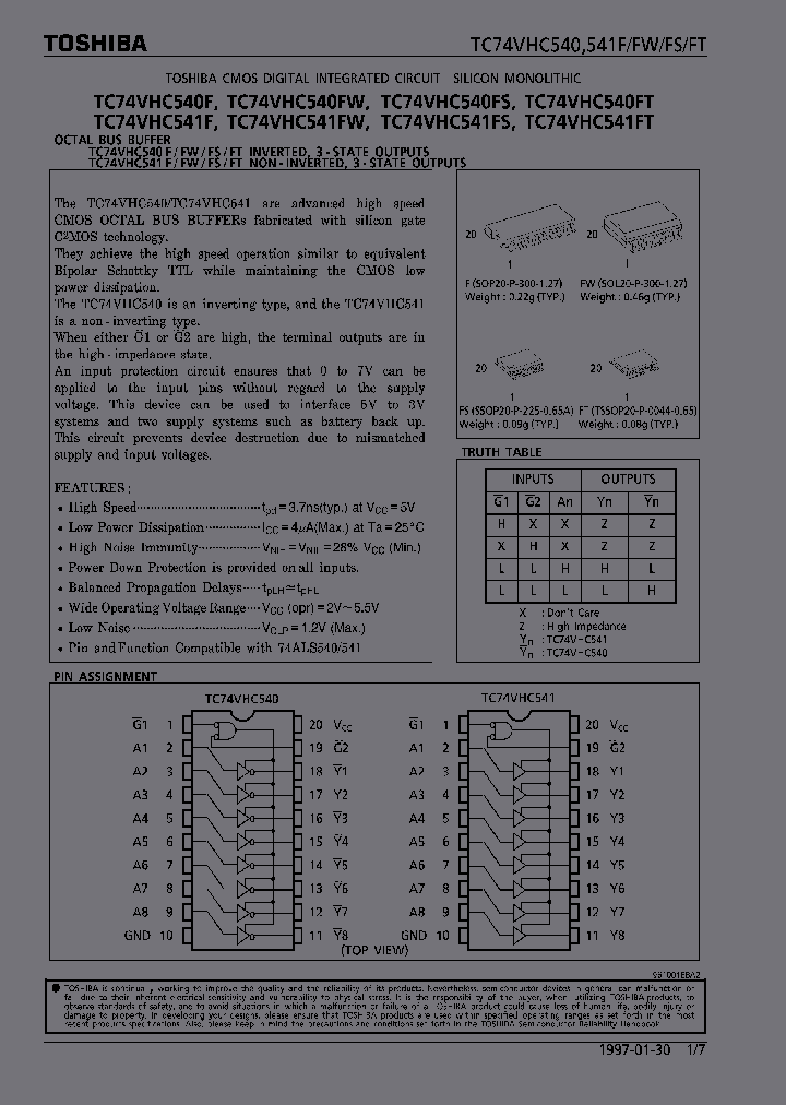 TC74VHC540FS_6083587.PDF Datasheet
