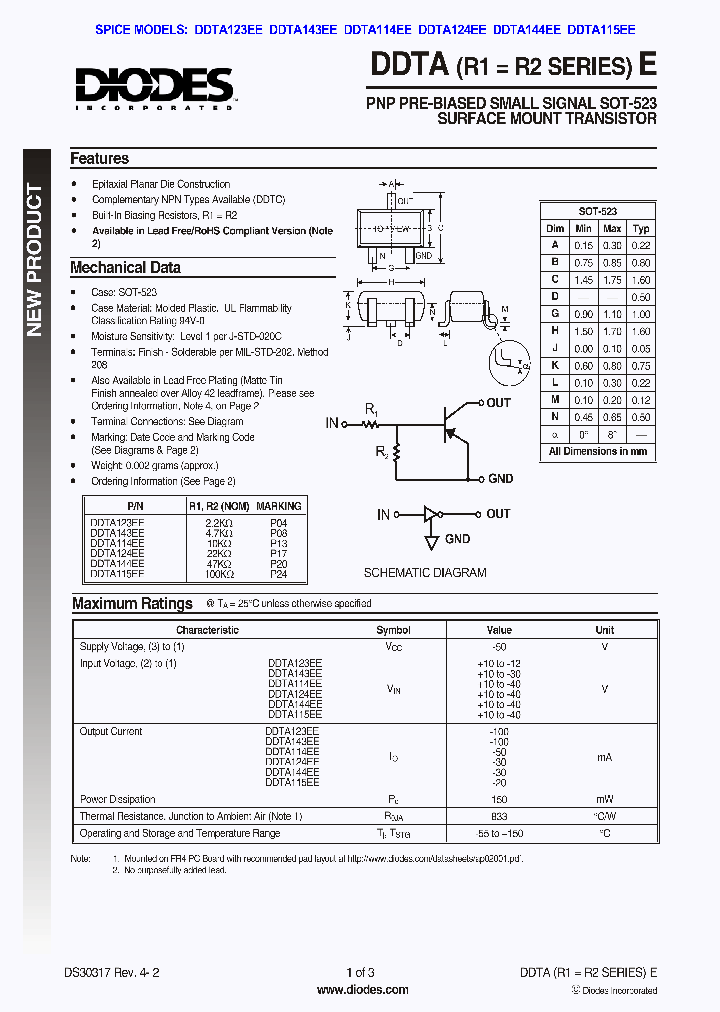 DDTA115EE-7_6085573.PDF Datasheet