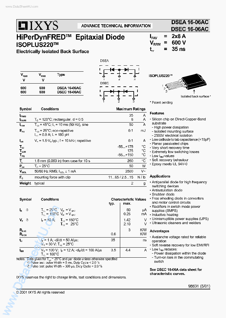 DSEC16-06AC_6094466.PDF Datasheet