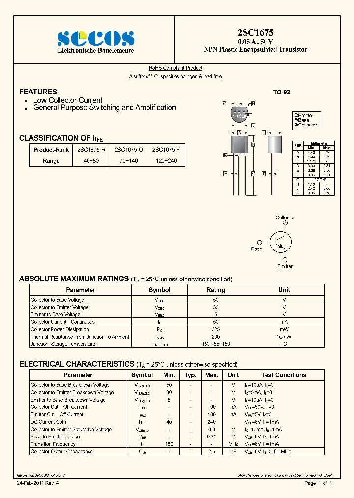 2SC1675_6094249.PDF Datasheet