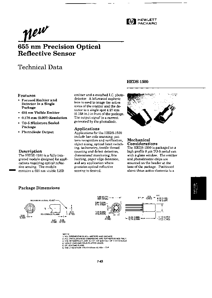 HEDS-1500_6099086.PDF Datasheet