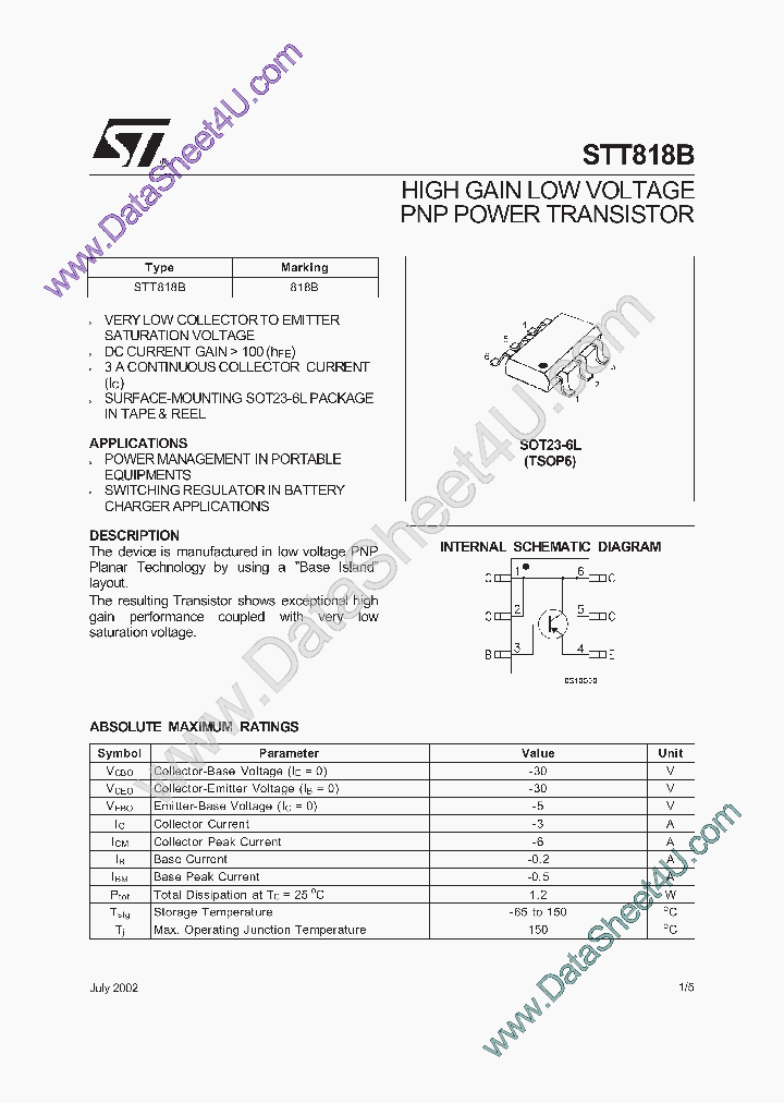 STT818B_6102478.PDF Datasheet