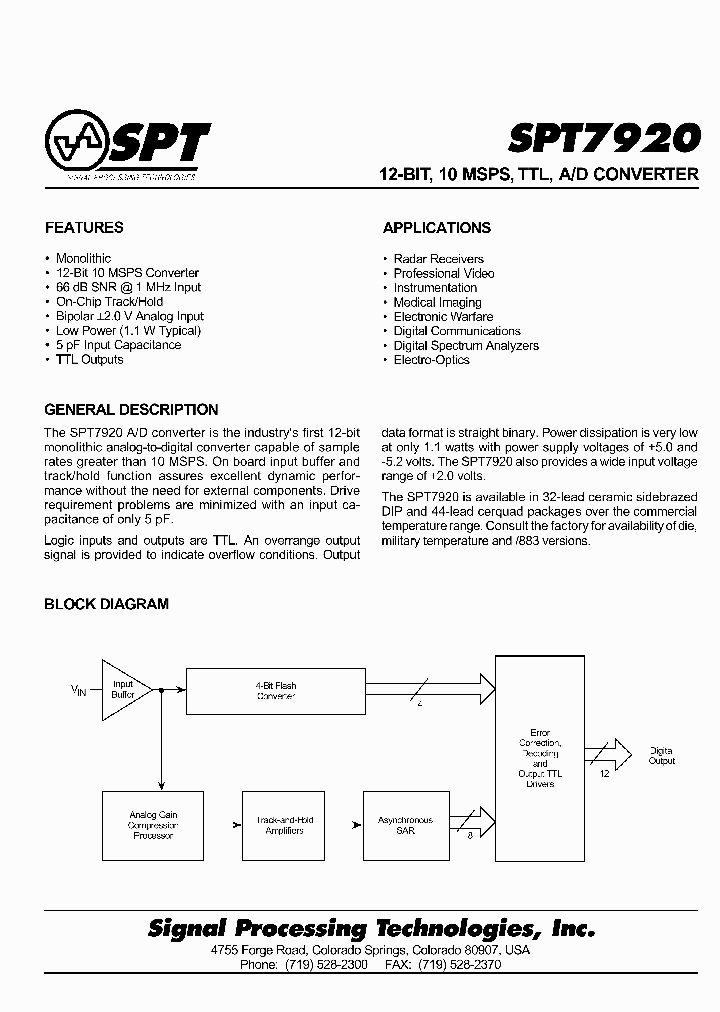 SPT7920SCJ_6099999.PDF Datasheet