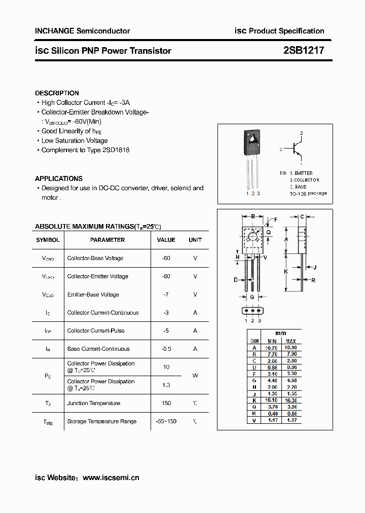 2SB1217_6115236.PDF Datasheet