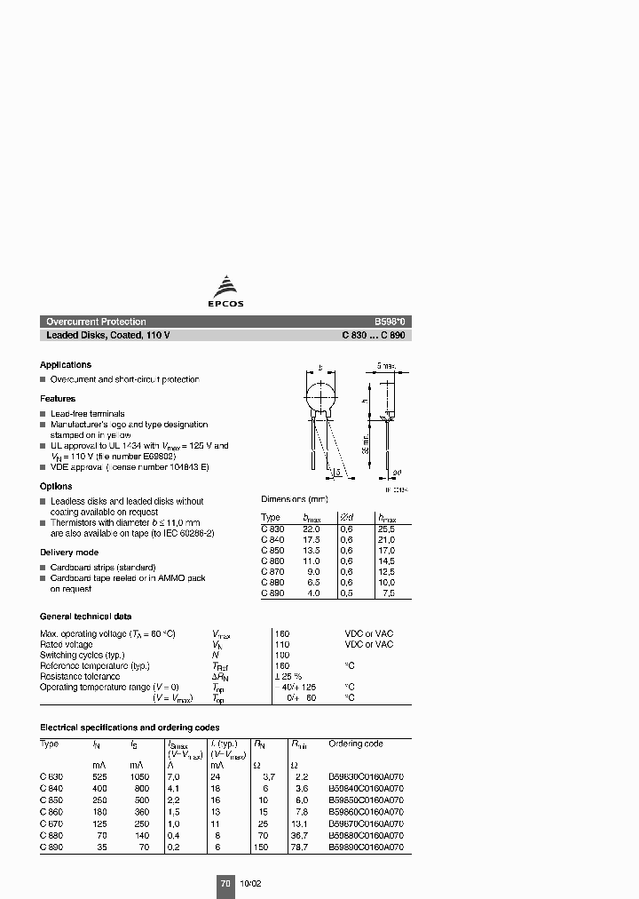 B59830C0160A070_6124366.PDF Datasheet