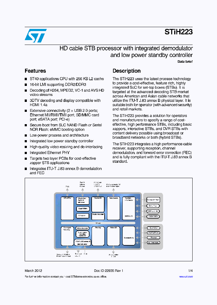 STIH223_6137769.PDF Datasheet