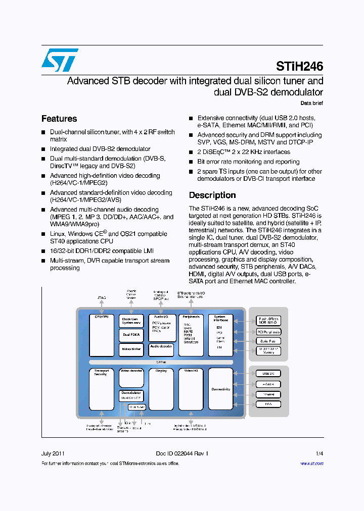 STIH246_6137773.PDF Datasheet