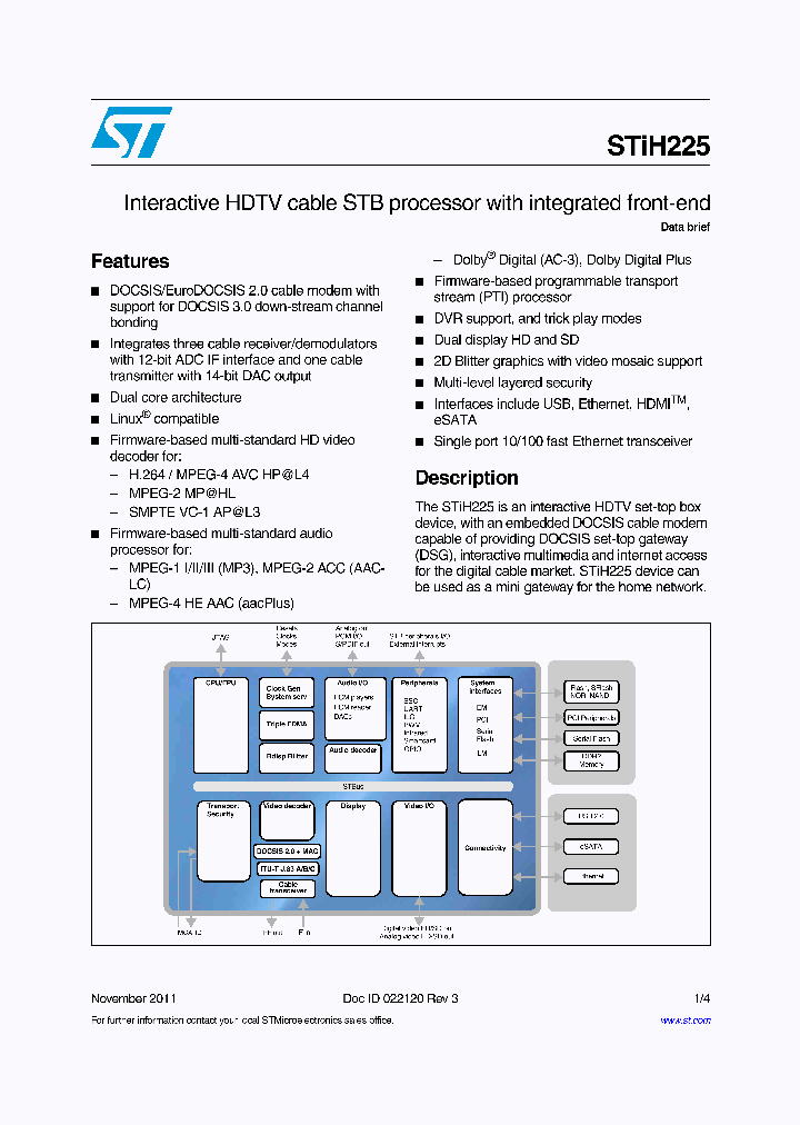 STIH225_6137770.PDF Datasheet