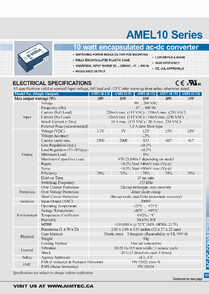 AMEL10-24S_6135562.PDF Datasheet