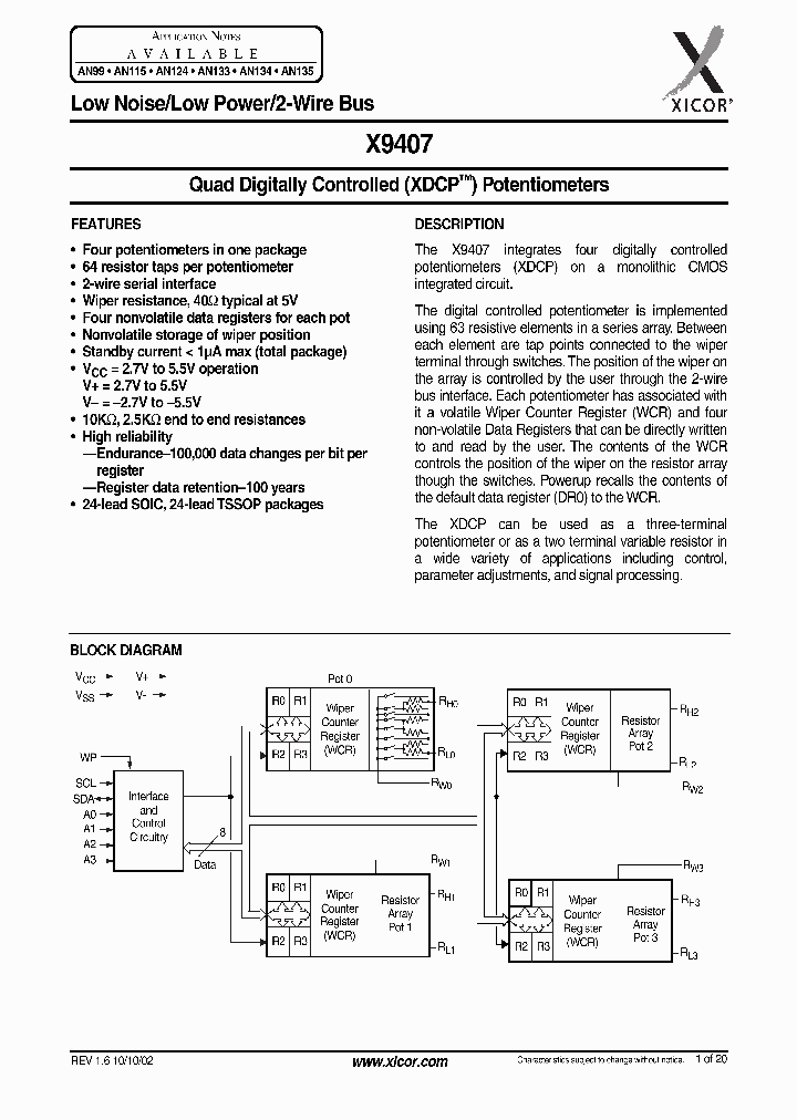 X9407_6143167.PDF Datasheet