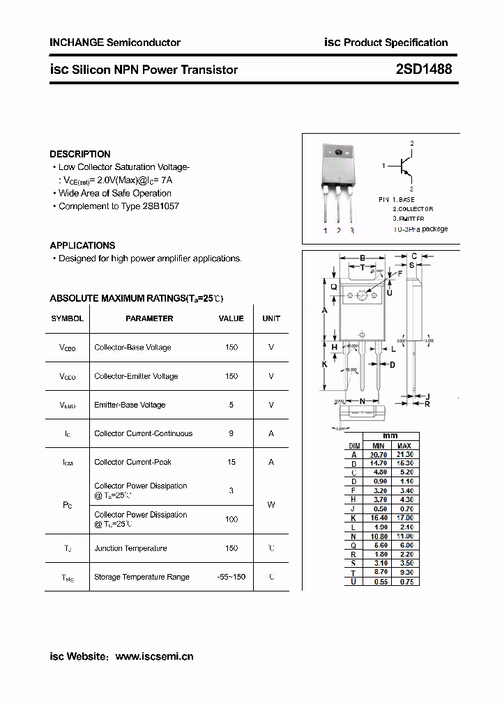 2SD1488_6149882.PDF Datasheet