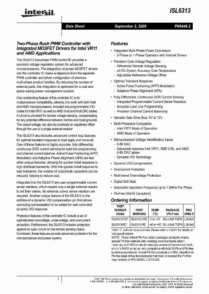 ISL6313CRZ-T_6158567.PDF Datasheet