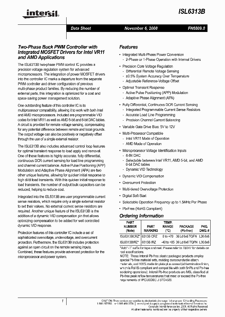 ISL6313BCRZ-T_6158566.PDF Datasheet