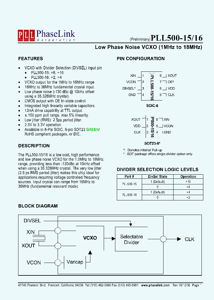 PLL500-16TCL_6162413.PDF Datasheet