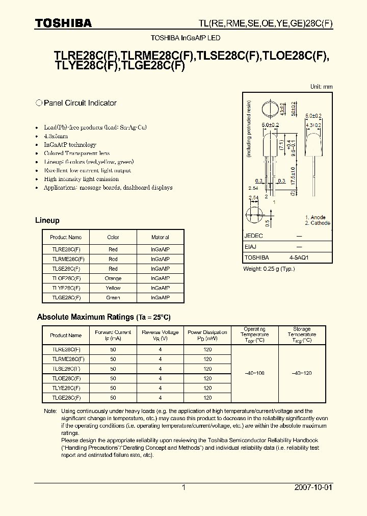 TLYE28CF_6168224.PDF Datasheet