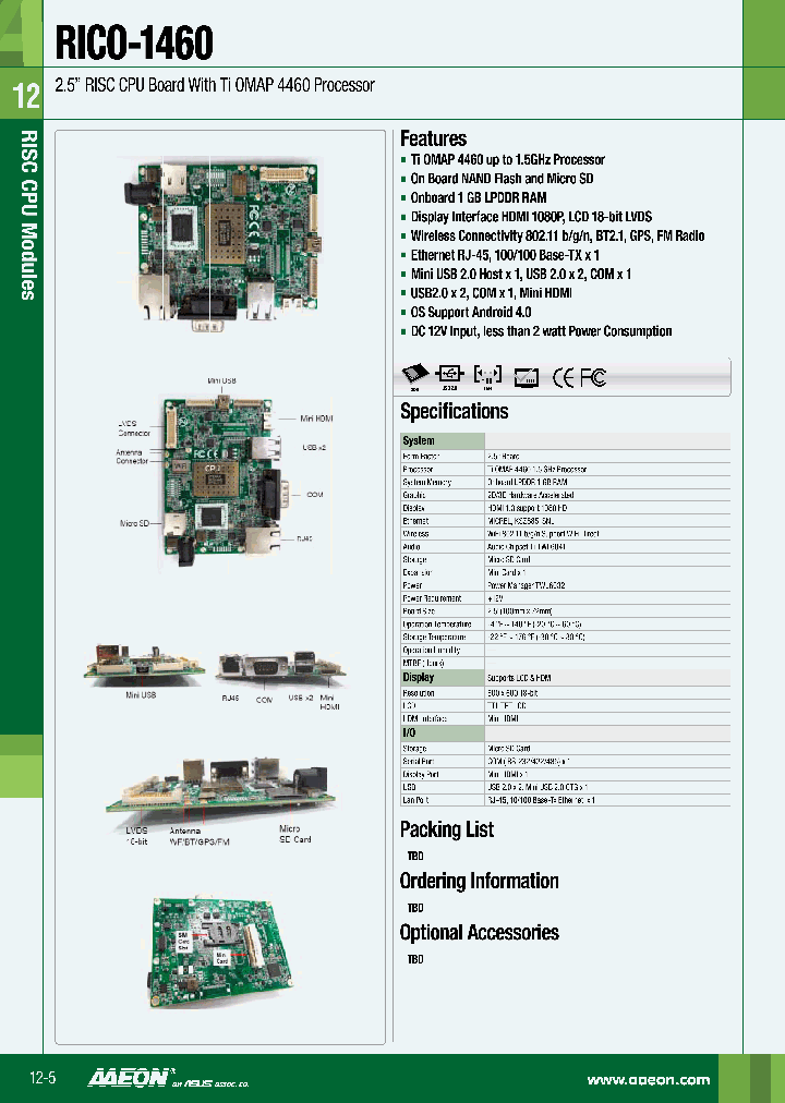 RICO-1460_6167759.PDF Datasheet