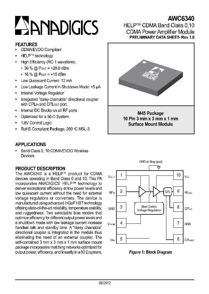 AWC6340P9_6167950.PDF Datasheet