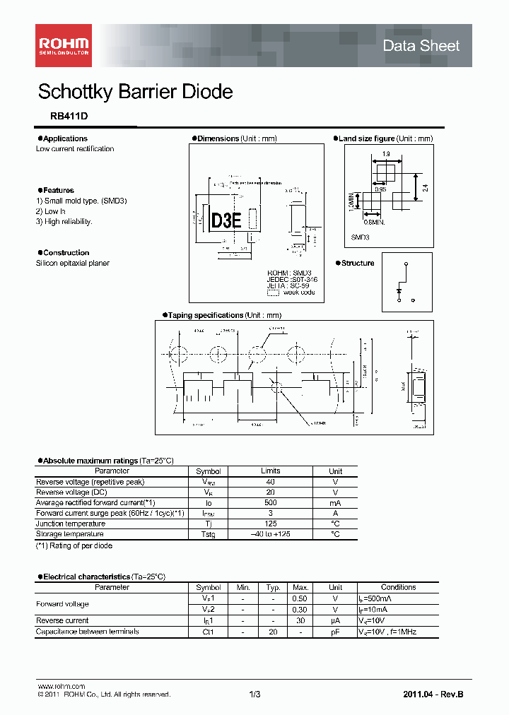 RB411D11_6168476.PDF Datasheet
