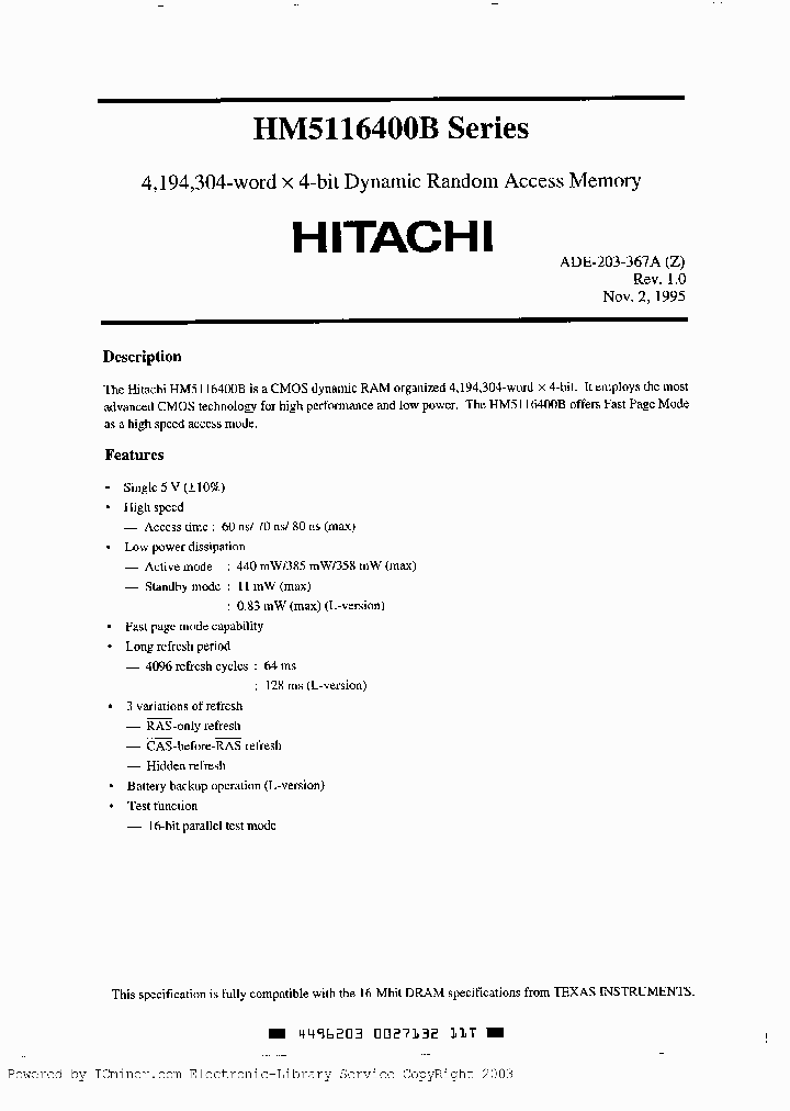 HM5116400BLS-8_6168944.PDF Datasheet
