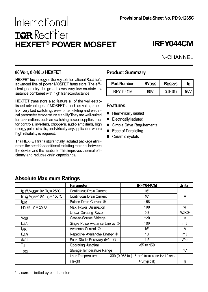 IRFY044CM_6198751.PDF Datasheet