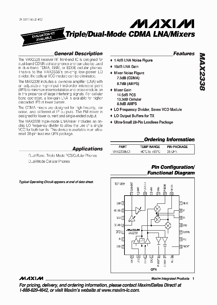 MAX2338EGI-T_6229955.PDF Datasheet