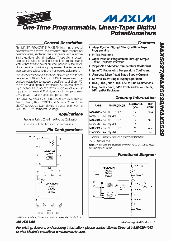 MAX5529GTA_6232840.PDF Datasheet