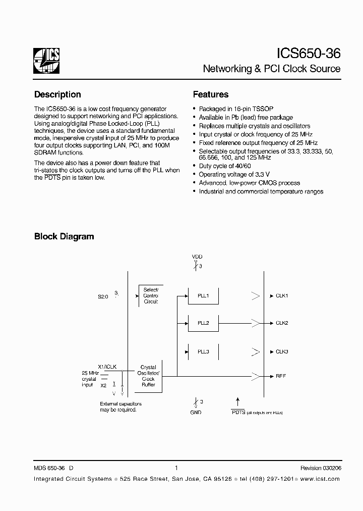 ICS650GI-36_6241807.PDF Datasheet