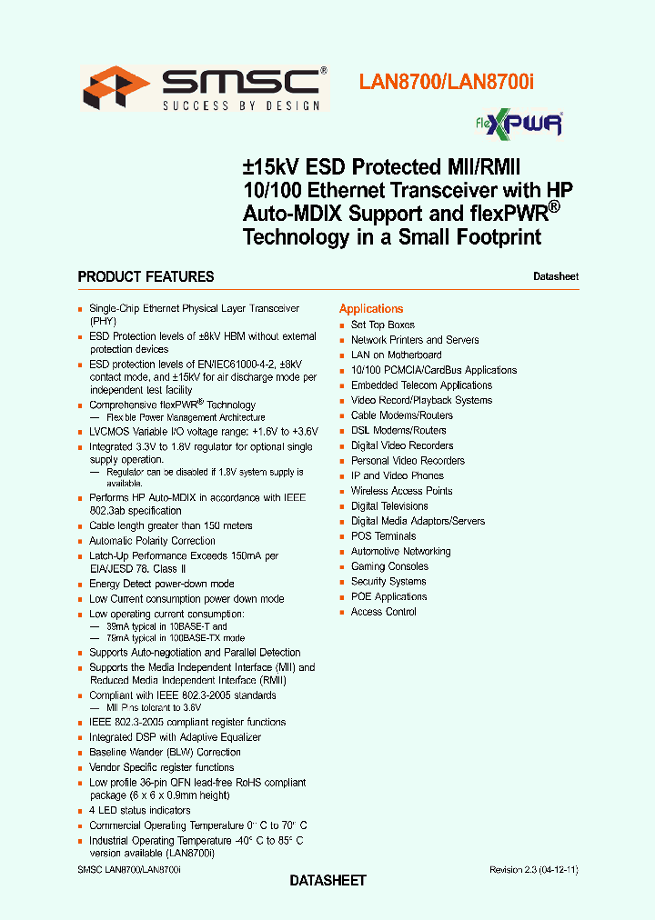 LAN8700IC-AEZG_6247801.PDF Datasheet