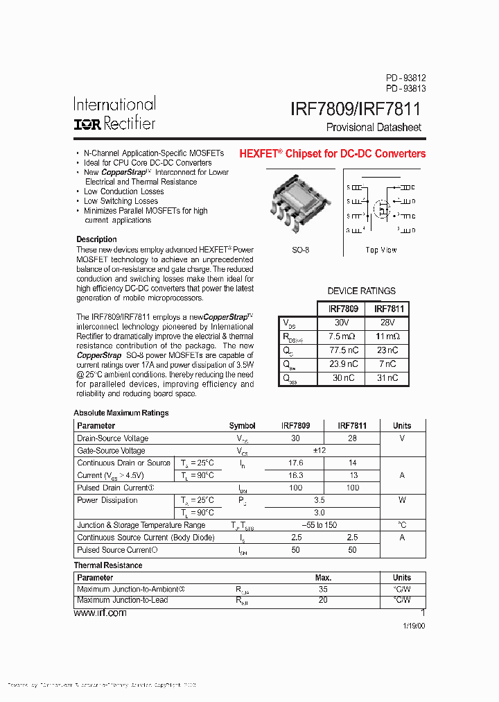 IRF7809_6249894.PDF Datasheet