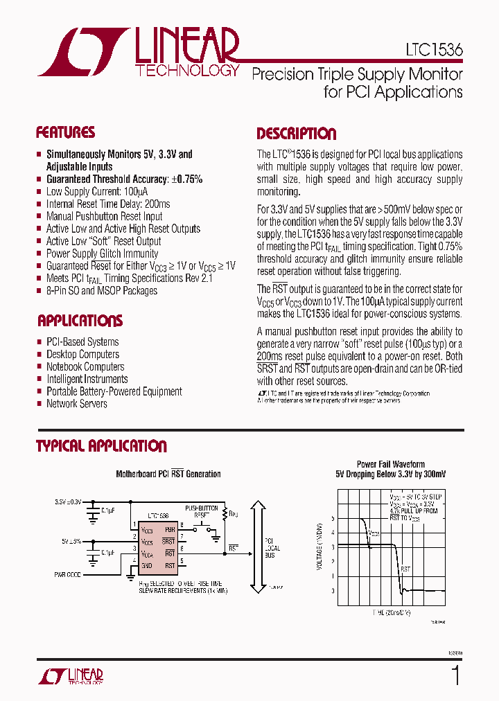 LTC1536CMS8TR_6276744.PDF Datasheet