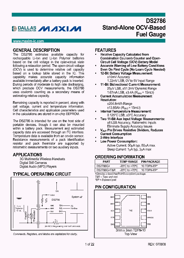 DS2786GTAMPR_6275928.PDF Datasheet