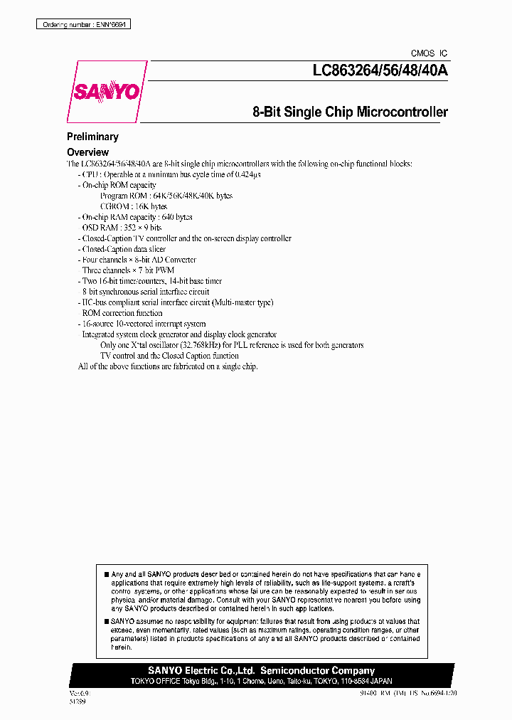 LC863256A_6278585.PDF Datasheet