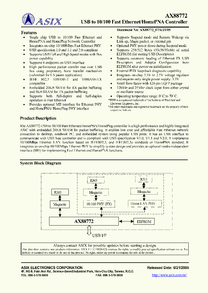 AX88772_6282057.PDF Datasheet