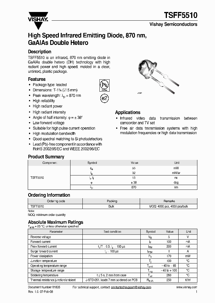 TSFF5510_6301763.PDF Datasheet