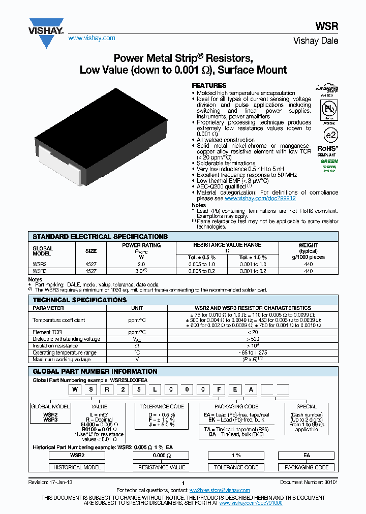 WSR2_6317042.PDF Datasheet