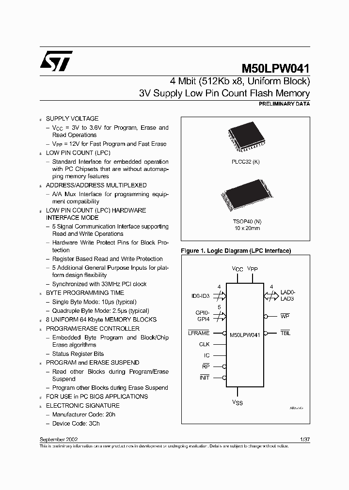 M50LPW041N1T_6318778.PDF Datasheet