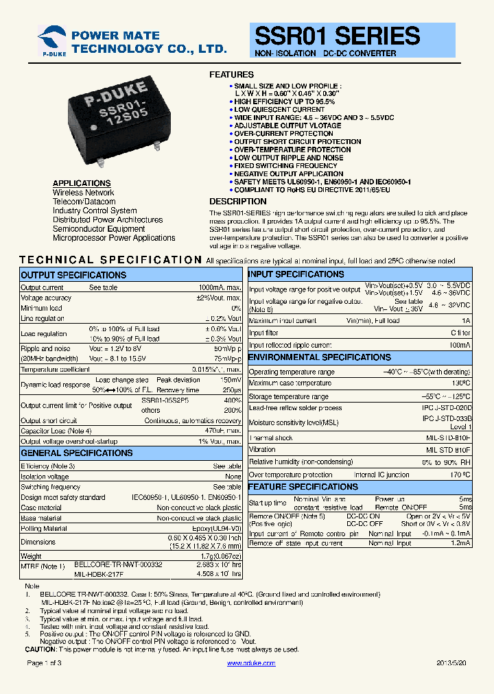 SSR01_6326072.PDF Datasheet